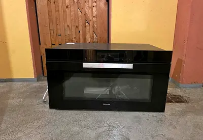 Miele black latest model built-in electric oven 90cm touch screen