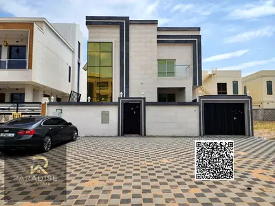 CORNER STUNNING VILLA / 5 MASTER BEDROOM/ FOR RENT/ AL HELIO/ AJMAN
