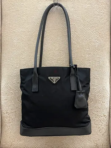 AUTHENTIC PRADA NYLON SHOULDER BAG..