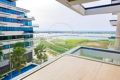 VACANT! Furnished 2BR+Maid | Partial Sea and Golf