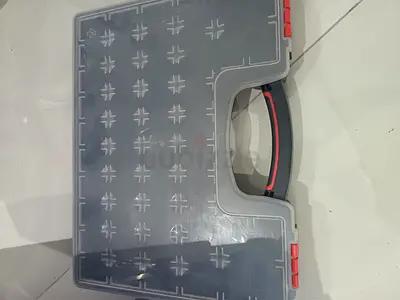 Plastic Tool/Accessory Organizer Carry Case with Handle