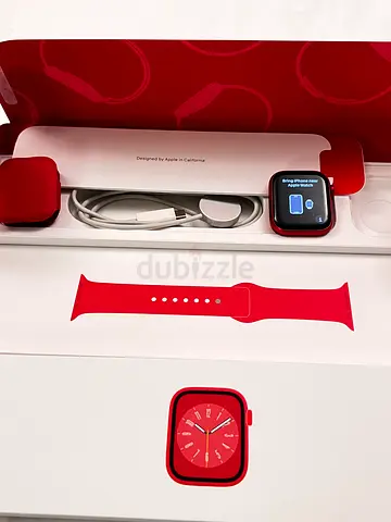 Apple Watch Series 8 in (PRODUCT)RED with Charger — Good Working Condition