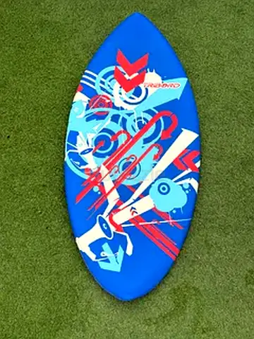 Used colorful skimboard / skim board in good condition