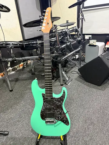 Schecter Nick Johnston Signature Guitar HSS Atomic Green (Upgraded)