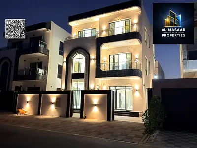 طابقين وروف بسعر شامل رسوم التسجيل والتمليك على الشارع الرئيسي جاهزة للسكن في أرقي مناطق عجمان تملك حر لجميع الجنسيات