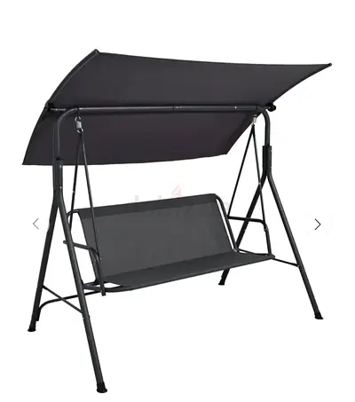 Outdoor swing with shade