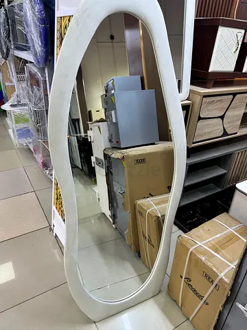 Stylish Modern Floor fabric mirror