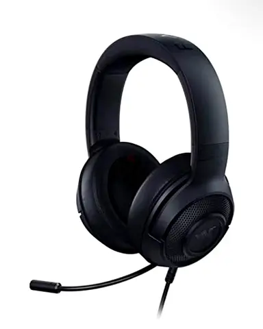 Wired Over-Ear Gaming Headset with Boom Mic — Black, Good Condition