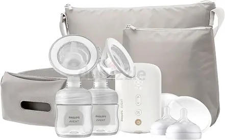 Philips AVENT Double Electric Breast Pump Advanced, with Natural Motion Technology, with Clear Natur