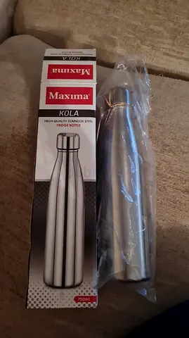 Brand new steel water bottle with box
