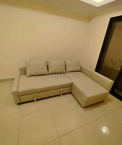 IKEA L Shape Sofa cum bed with big storage and you can fix the storage left or right