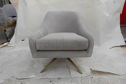 (89) Contemporary Swivel Armchair