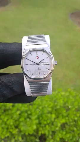 Rado Voyager Silver Dial Automatic  ref 636.3238.4 beautiful 37mm dial size day date Caliber 2836