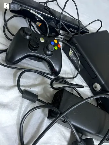 Xbox Microsoft 360 S Slim Console Bundle – Black 4GB System - Includes Controller, and Up to Date HD