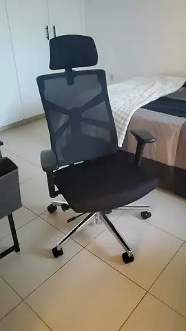 Ergonomic Mesh Office Chair with Headrest — Very Good Condition