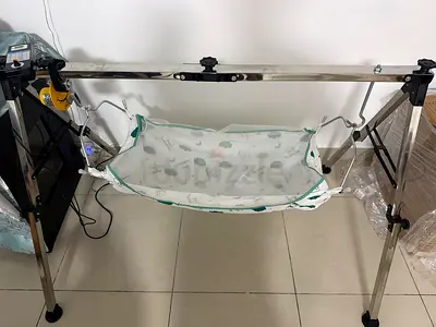 Foldable Baby Hammock/Bassinet with Metal Frame automatic electronic cradle with timer