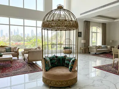 Luxury Royal Style Birdcage Sofa