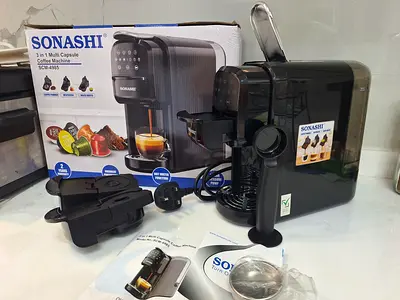Sonashi SCM-4985 3-in-1 Coffee Machine (Capsule + Powder) – Excellent Condition