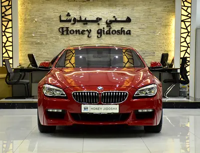 IMMACULATE CONDITION / SINGLE OWNER! BMW 640i GranCoupe M-Kit ( 2016 Model ) in Red Color GCC Specs
