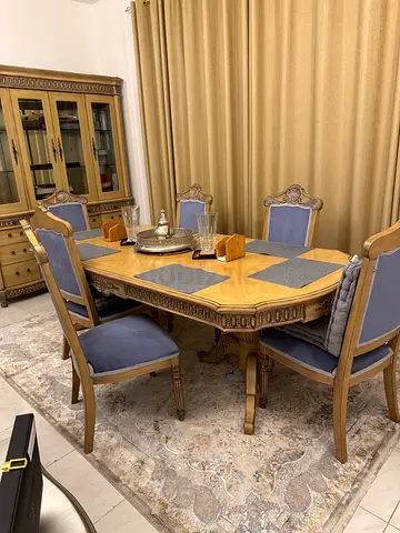 Dining table with chairs