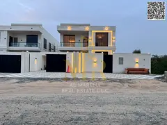 Two-story villa, price includes AC fees, in one of Ajman's most prestigious areas. Freehold owne