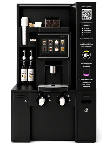 Self service coffee vending machine system brand new in box full kiosk setup