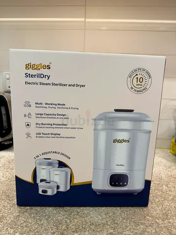 Giggles SteriDry Electric Steam Sterilizer and Dryer - Almost New in Box