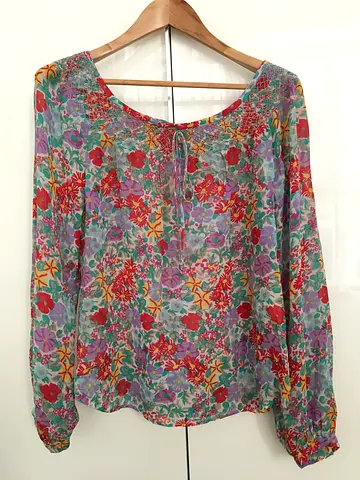 HUGO BOSS women’s floral print blouse