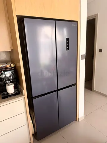 4-Door Side-by-Side Refrigerator - Good Condition