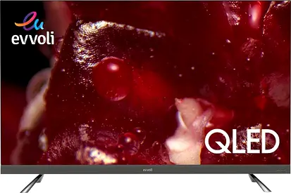 Evvoli 75 inch 4K QLED Android Smart TV – Black | 75EV350QA