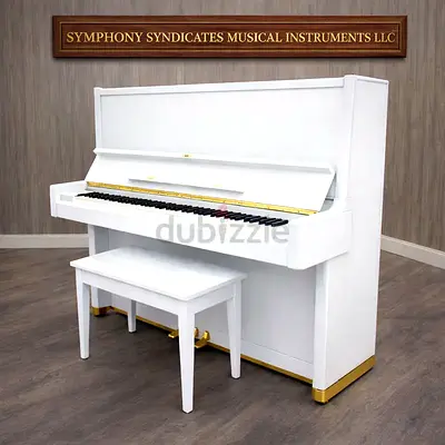 Yamaha U7 White Upright Piano – Elegant Design, Rich Yamaha Tone, Made in Japan 🇯🇵