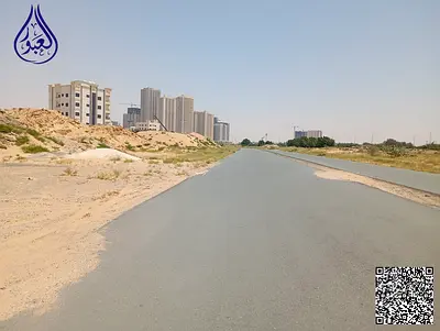 ارض تجاري g+15 مع رخصة البناء علي شارع الشيخ محمد بن زايد منطقة العالية