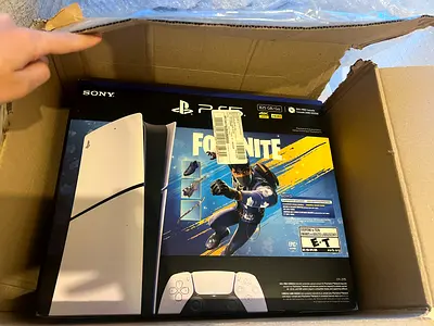 NEW PlayStation 5 slim digital edition console- white- 825 GB ( 2025 version) with one controller in