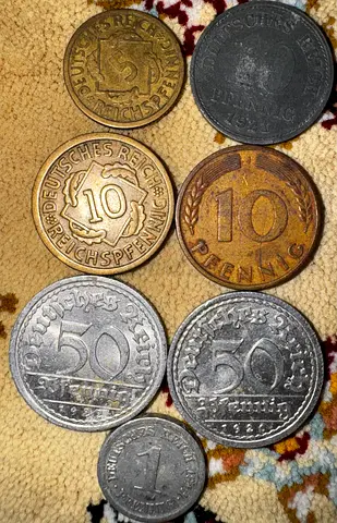 1917-1950 GERMAN COLLECTION (old antique coins)