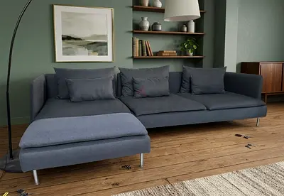 Ikea söderhamn L shape sofa four seater
