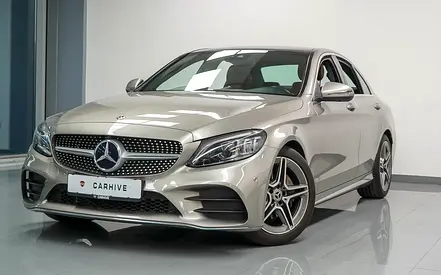 1,495/Month | Mercedes-Benz C200 AMG 2019 | GCC - Under Warranty | Accidents Free