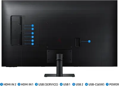 Samsung 32 Monitor Smart Monitor LS32DM702UMXUE