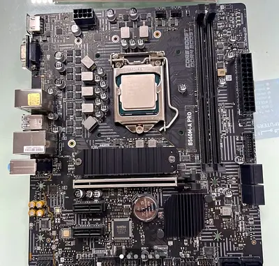 ASRock B460m-A Pro motherboard with Intel CPU (used)