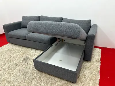 Almost like new condition IKEA vimle lshape sofabed with storage