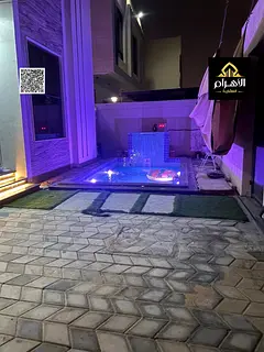 Modern villa with a distinctive design in Al Zahia with a swimming pool – Ajman | Includes electri