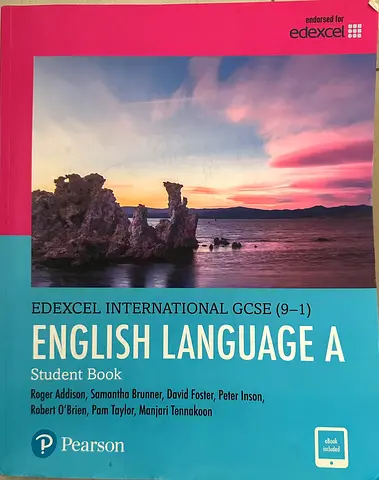 Edexcel International GCSE (9–1) English Language A - Student Book (Pearson)