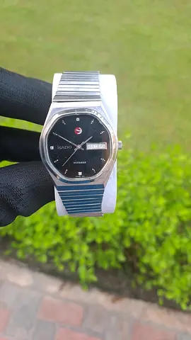 Vintage Rado Voyager 636.3580.2  black diamond dial condition 8/10 Automatic Swiss Made watch