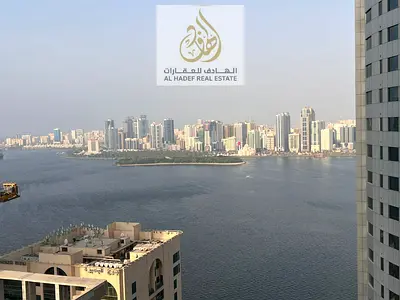 شقة غرفتين وصالة سمارت هوم | إطلالة بحر | ماستر | جيم ومسبح مجاني | المجاز 3 – الشارقة