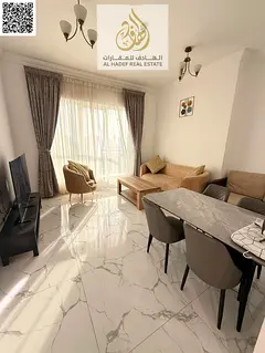 1 Bedroom Apartment for Annual Rent in Al Waha Towers Ajman with Gym, Pool, Parking &amp; Balcony in