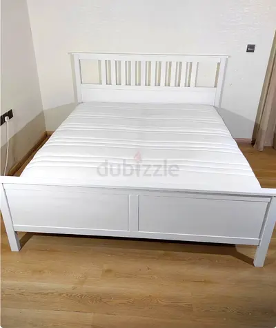 Ikea malm bed frame with mattres queen size