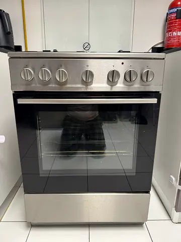 Stainless Steel Freestanding Gas Cooker and  Electric Oven - Good Condition