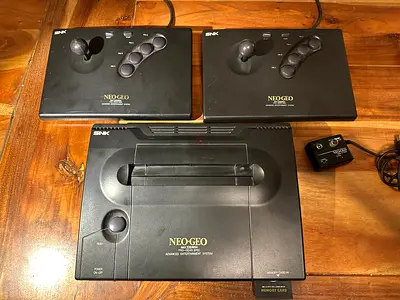 Original Neo Geo AES (NEO-AEC) Complete Bundle – Perfect for serious collectors