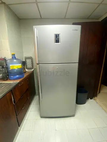 Silver Top-Freezer Refrigerator - Good Working Condition