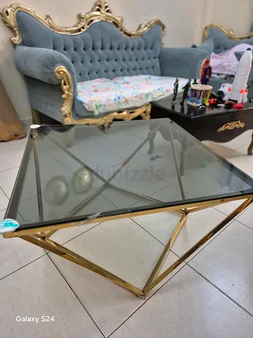 Glass Top Coffee Center Table
