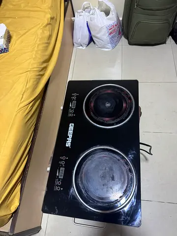 Geepas Electric Stove – 2 Burners (Used 2 Months)